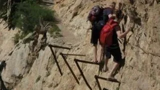 Marii pereti de escalada de la El Chorro, Spania