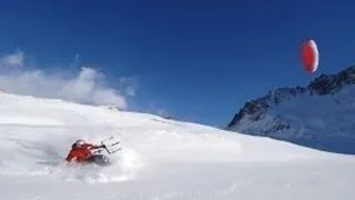 Locul potrvit pentru snowkiting