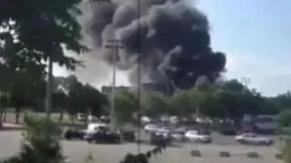 Aeroportul Burgas din Bulgaria la scurt timp dupa atacul terorist!