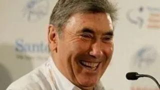 Eddy Merckx parcurge drumul de la Bruxelles la Londra pe bicicleta